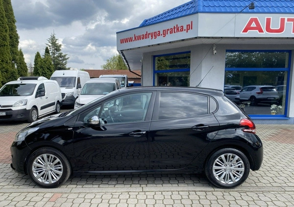 Peugeot 208 cena 35900 przebieg: 123000, rok produkcji 2017 z Dobczyce małe 562